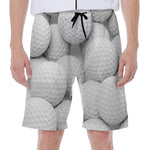 Golf Ball 3D Print Men's Beach Shorts