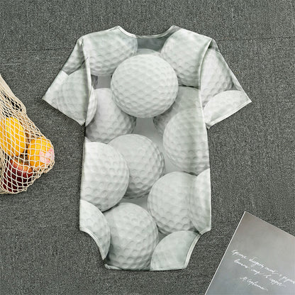 Golf Ball 3D Print Men's Bodysuit