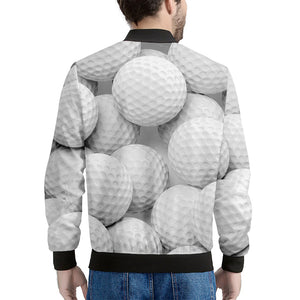 Golf Ball 3D Print Men's Bomber Jacket