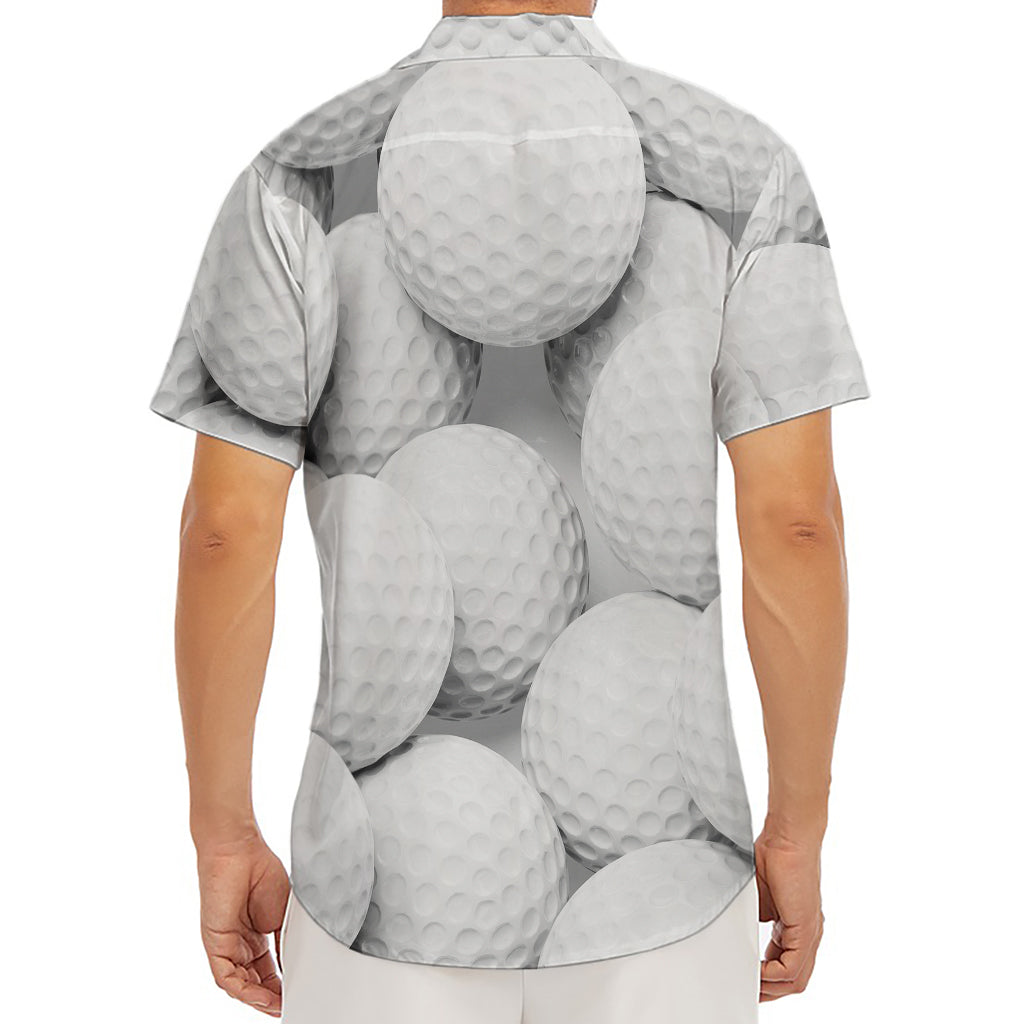 Golf Ball 3D Print Men's Deep V-Neck Shirt