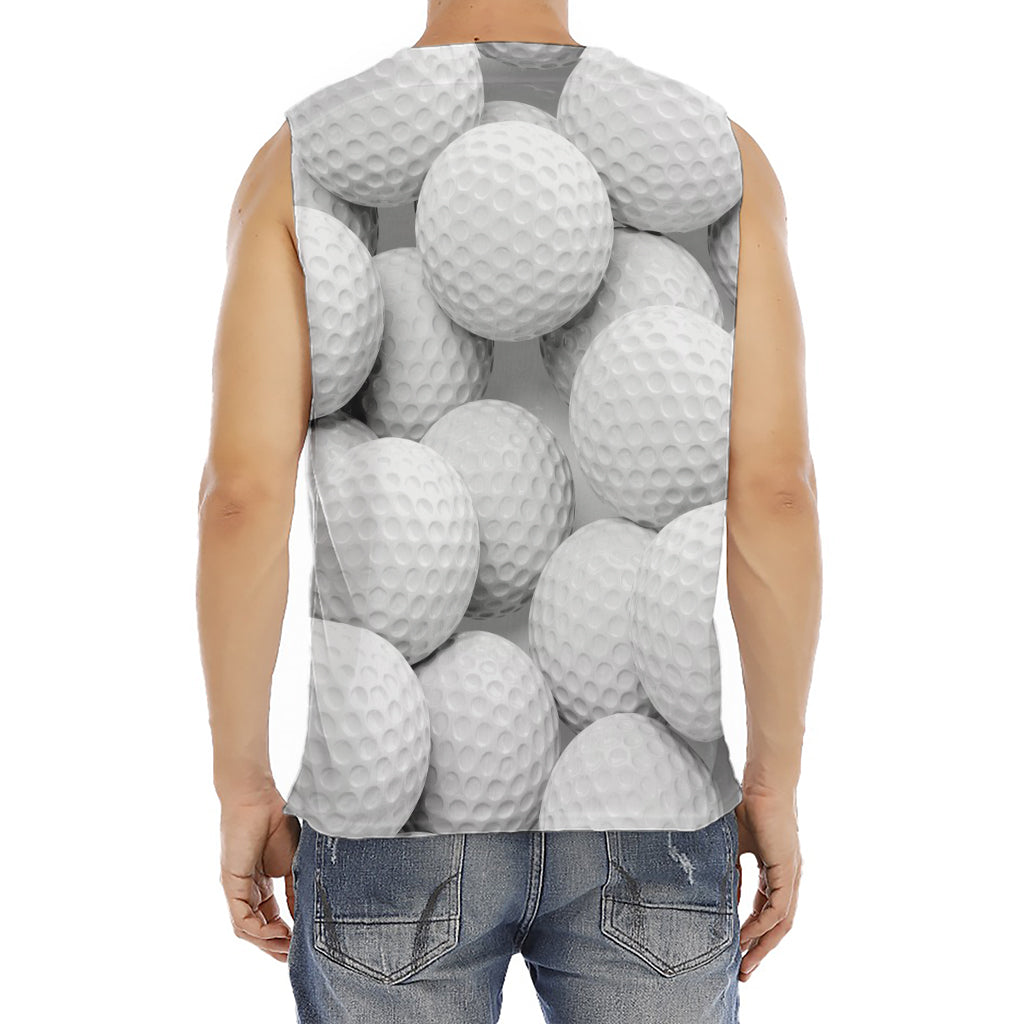 Golf Ball 3D Print Men's Fitness Tank Top