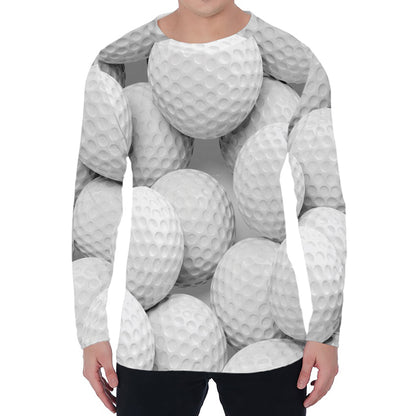 Golf Ball 3D Print Men's Long Sleeve T-Shirt