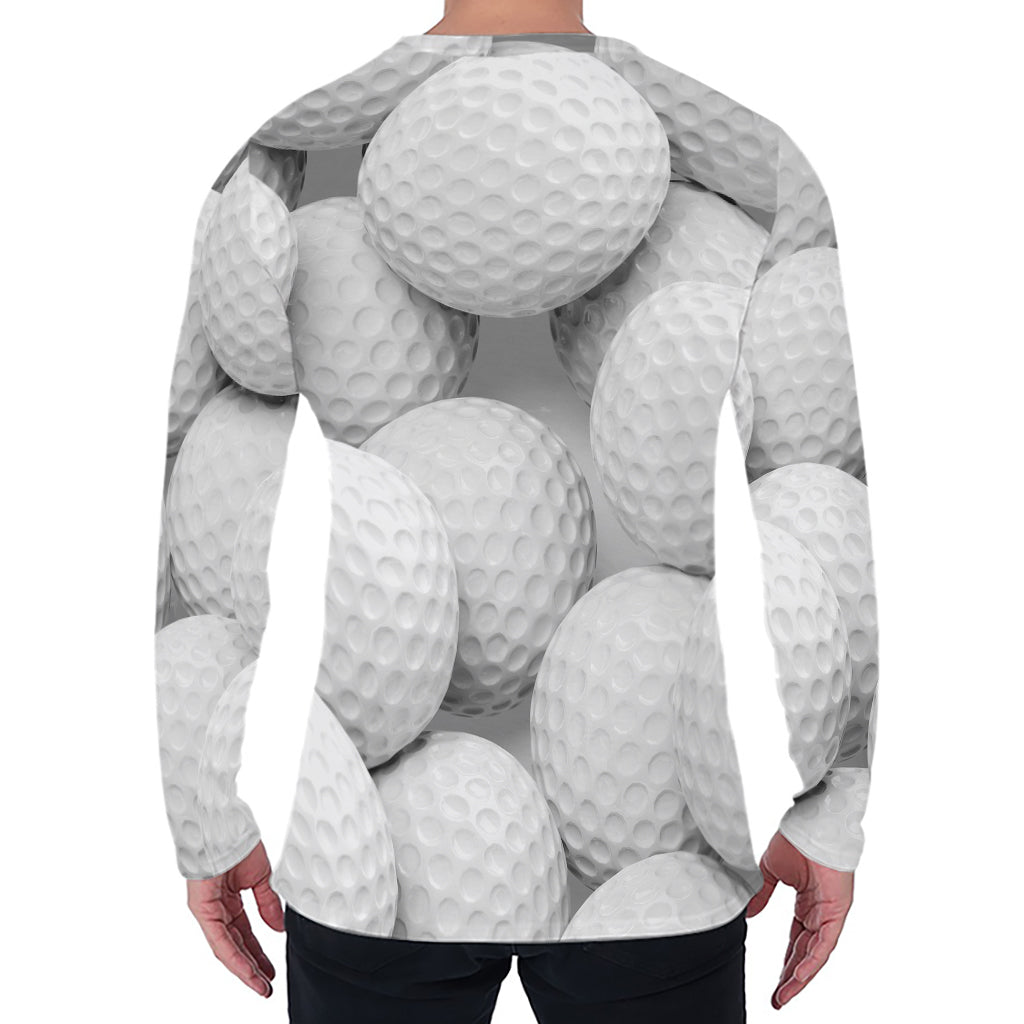 Golf Ball 3D Print Men's Long Sleeve T-Shirt