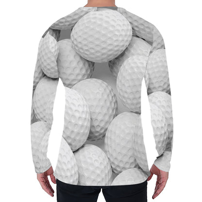 Golf Ball 3D Print Men's Long Sleeve T-Shirt