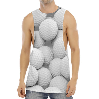 Golf Ball 3D Print Men's Muscle Tank Top