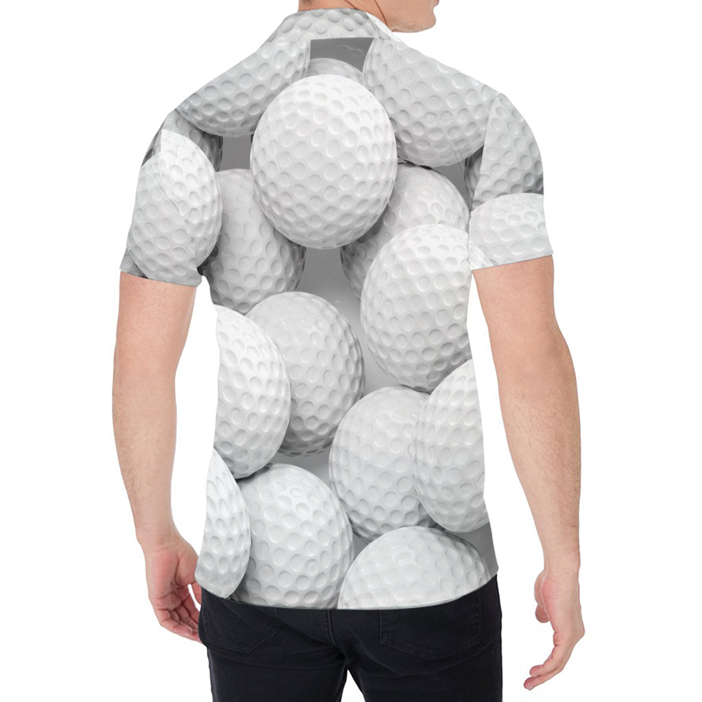 Golf Ball 3D Print Men's Shirt