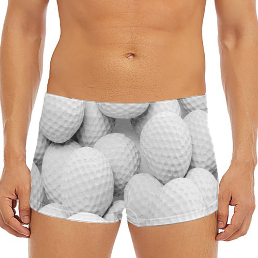 Golf Ball 3D Print Men's Short Boxer Briefs