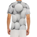 Golf Ball 3D Print Men's Short Sleeve Rash Guard