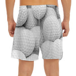 Golf Ball 3D Print Men's Split Running Shorts