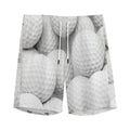 Golf Ball 3D Print Men's Athletic Shorts