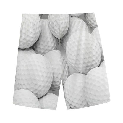 Golf Ball 3D Print Men's Sports Shorts
