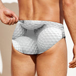 Golf Ball 3D Print Men's Swim Briefs