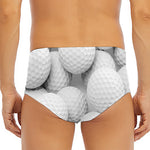 Golf Ball 3D Print Men's Triangle Swim Briefs