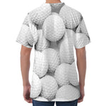 Golf Ball 3D Print Men's Velvet T-Shirt