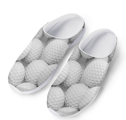 Golf Ball 3D Print Mesh Casual Shoes