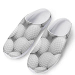 Golf Ball 3D Print Mesh Casual Shoes