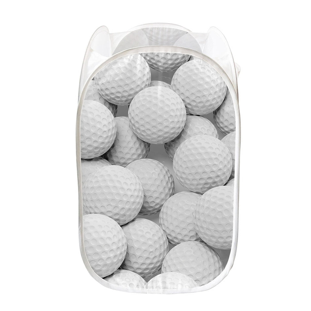 Golf Ball 3D Print Mesh Laundry Hamper