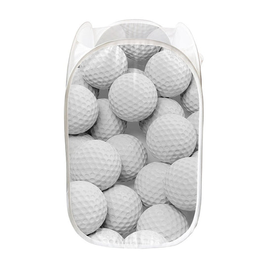 Golf Ball 3D Print Mesh Laundry Hamper