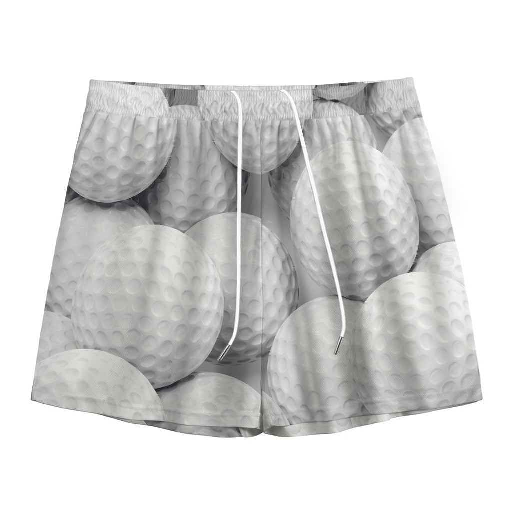 Golf Ball 3D Print Mesh Shorts