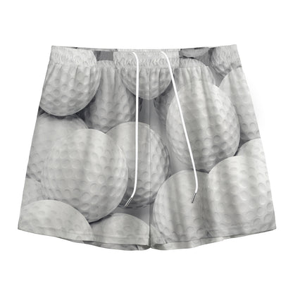 Golf Ball 3D Print Mesh Shorts