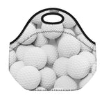 Golf Ball 3D Print Neoprene Lunch Bag
