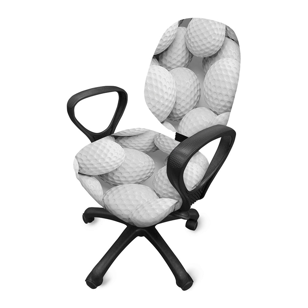 Golf Ball 3D Print Office Chair Cover