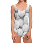 Golf Ball 3D Print One Piece Swimsuit