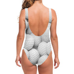 Golf Ball 3D Print One Piece Swimsuit