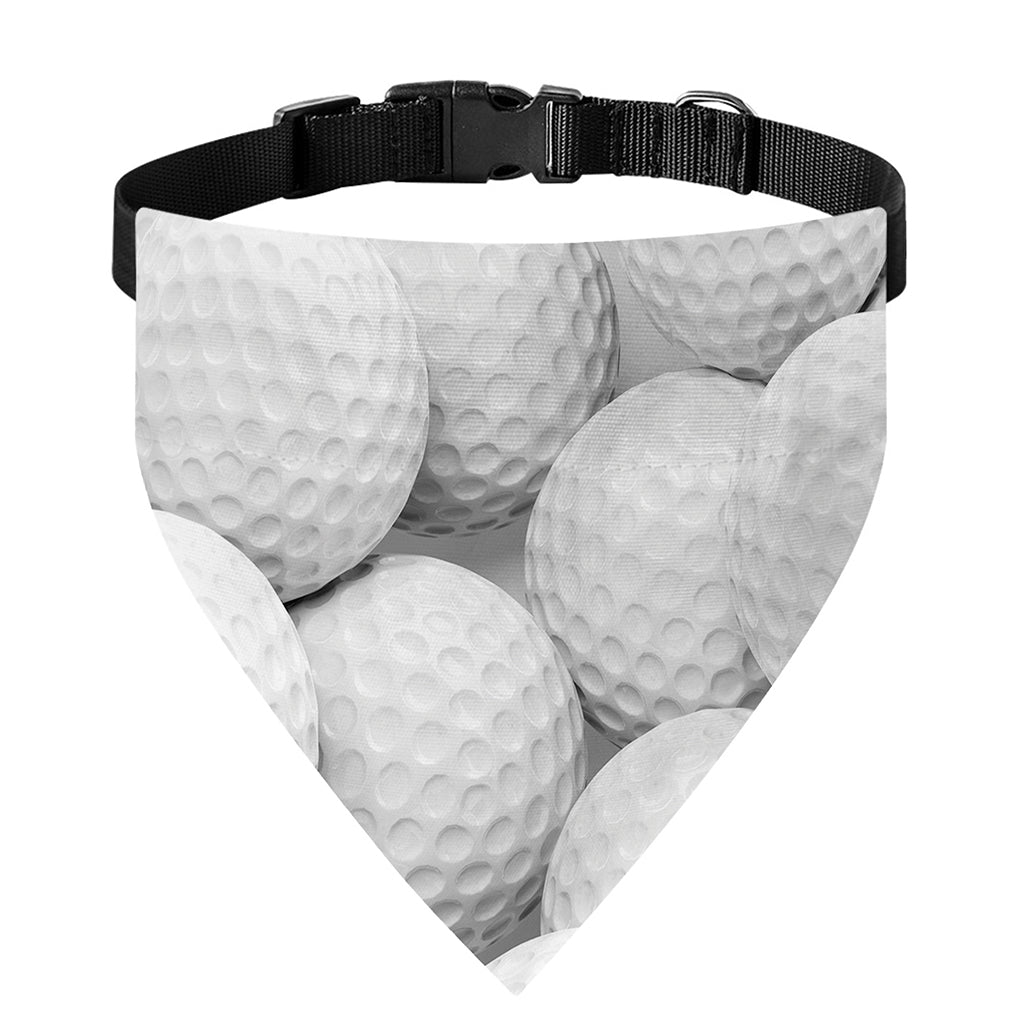 Golf Ball 3D Print Over The Collar Dog Bandana