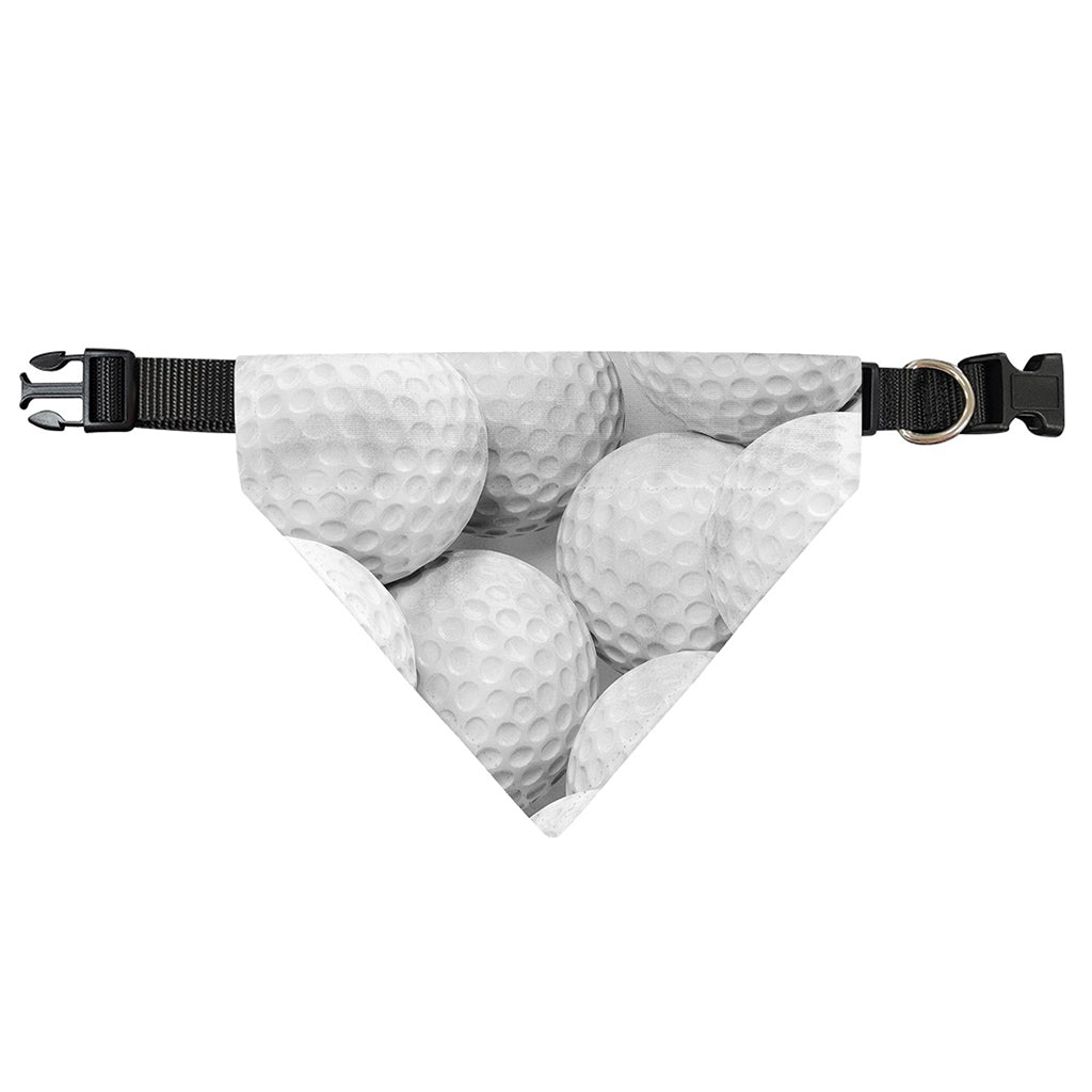 Golf Ball 3D Print Over The Collar Dog Bandana