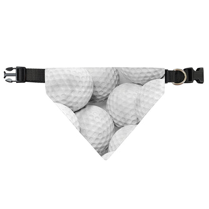 Golf Ball 3D Print Over The Collar Dog Bandana