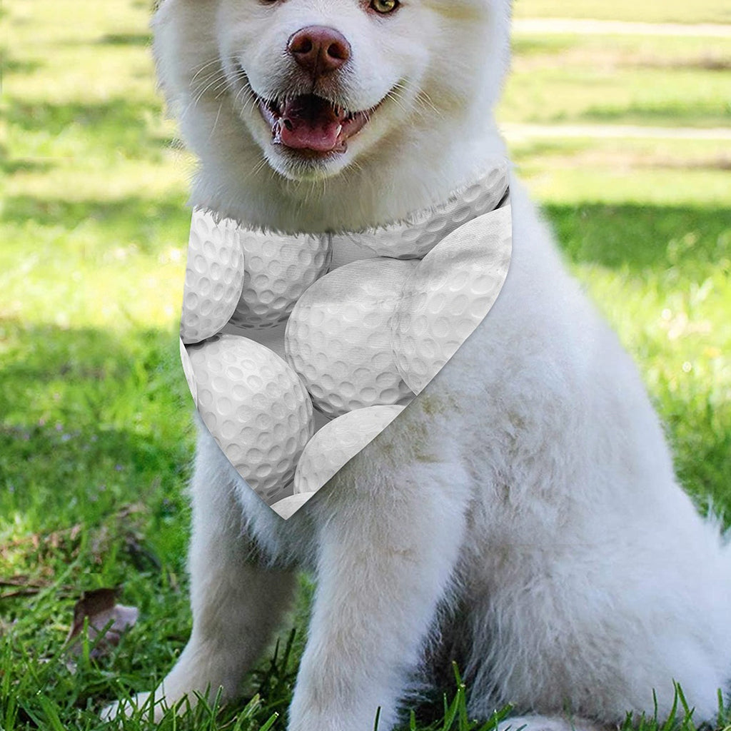 Golf Ball 3D Print Over The Collar Dog Bandana