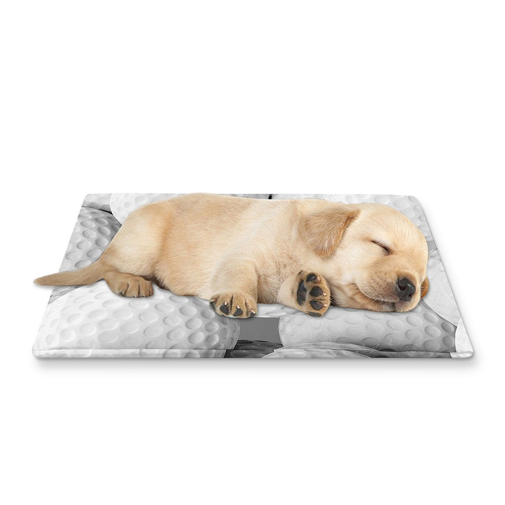 Golf Ball 3D Print Pet Cooling Mat Cover