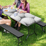 Golf Ball 3D Print Picnic Table Cover