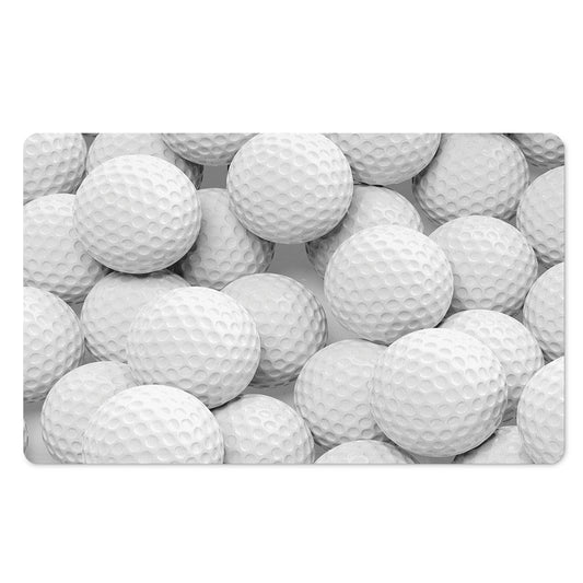 Golf Ball 3D Print Polyester Doormat
