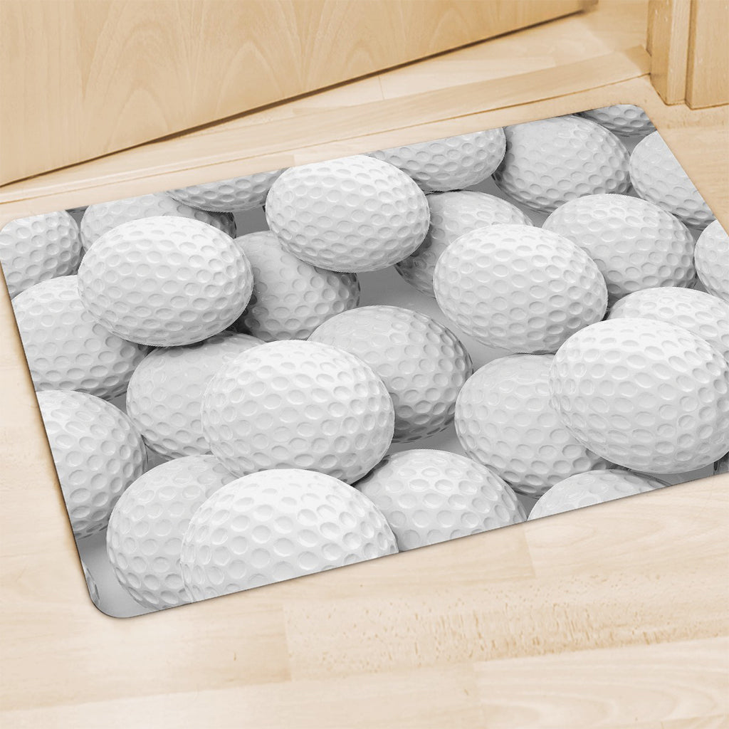Golf Ball 3D Print Polyester Doormat