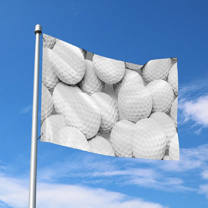 Golf Ball 3D Print Polyester Flag