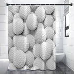 Golf Ball 3D Print Premium Shower Curtain