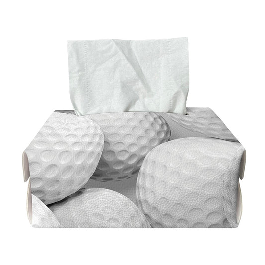 Golf Ball 3D Print Rectangle Tissue Box Cover