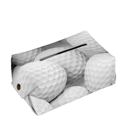 Golf Ball 3D Print Rectangle Tissue Box Cover