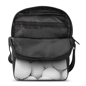 Golf Ball 3D Print Rectangular Crossbody Bag