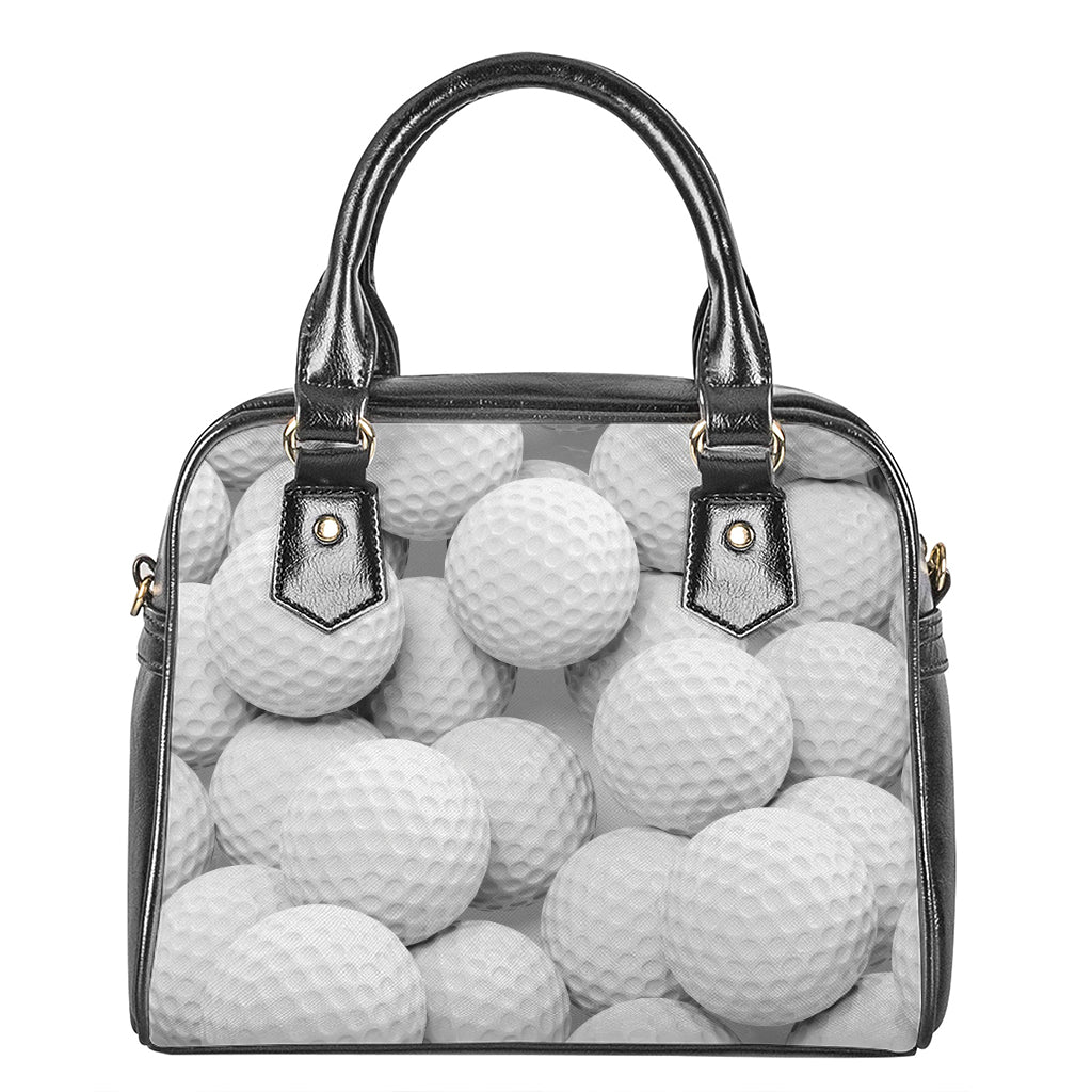 Golf Ball 3D Print Shoulder Handbag