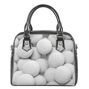 Golf Ball 3D Print Shoulder Handbag