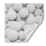 Golf Ball 3D Print Silk Bandana