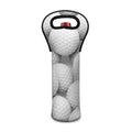 Golf Ball 3D Print Single Neoprene Wine Tote