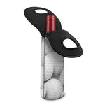 Golf Ball 3D Print Single Neoprene Wine Tote