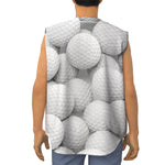 Golf Ball 3D Print Sleeveless Baseball Jersey