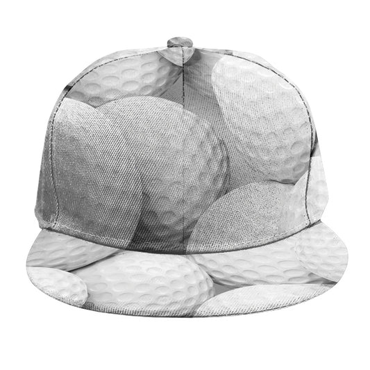Golf Ball 3D Print Snapback Cap