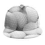 Golf Ball 3D Print Snapback Cap