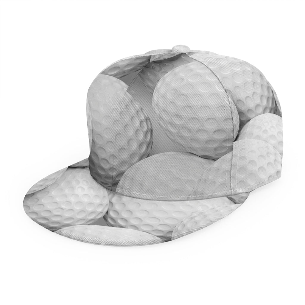 Golf Ball 3D Print Snapback Cap